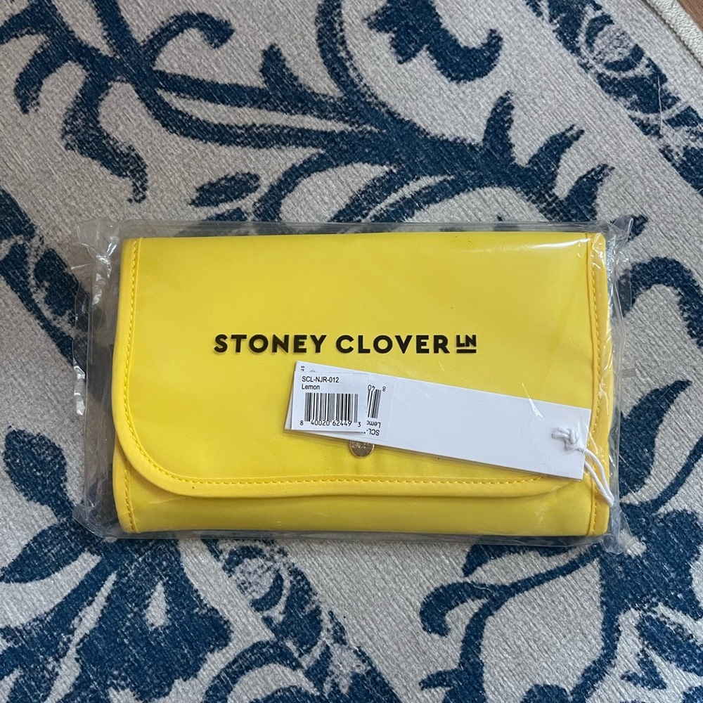 Stoney Clover Lane Classic Jewelry Roll in yellow